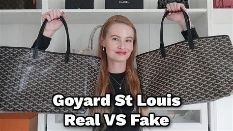 e goyard fake vs real|real Goyard bags.